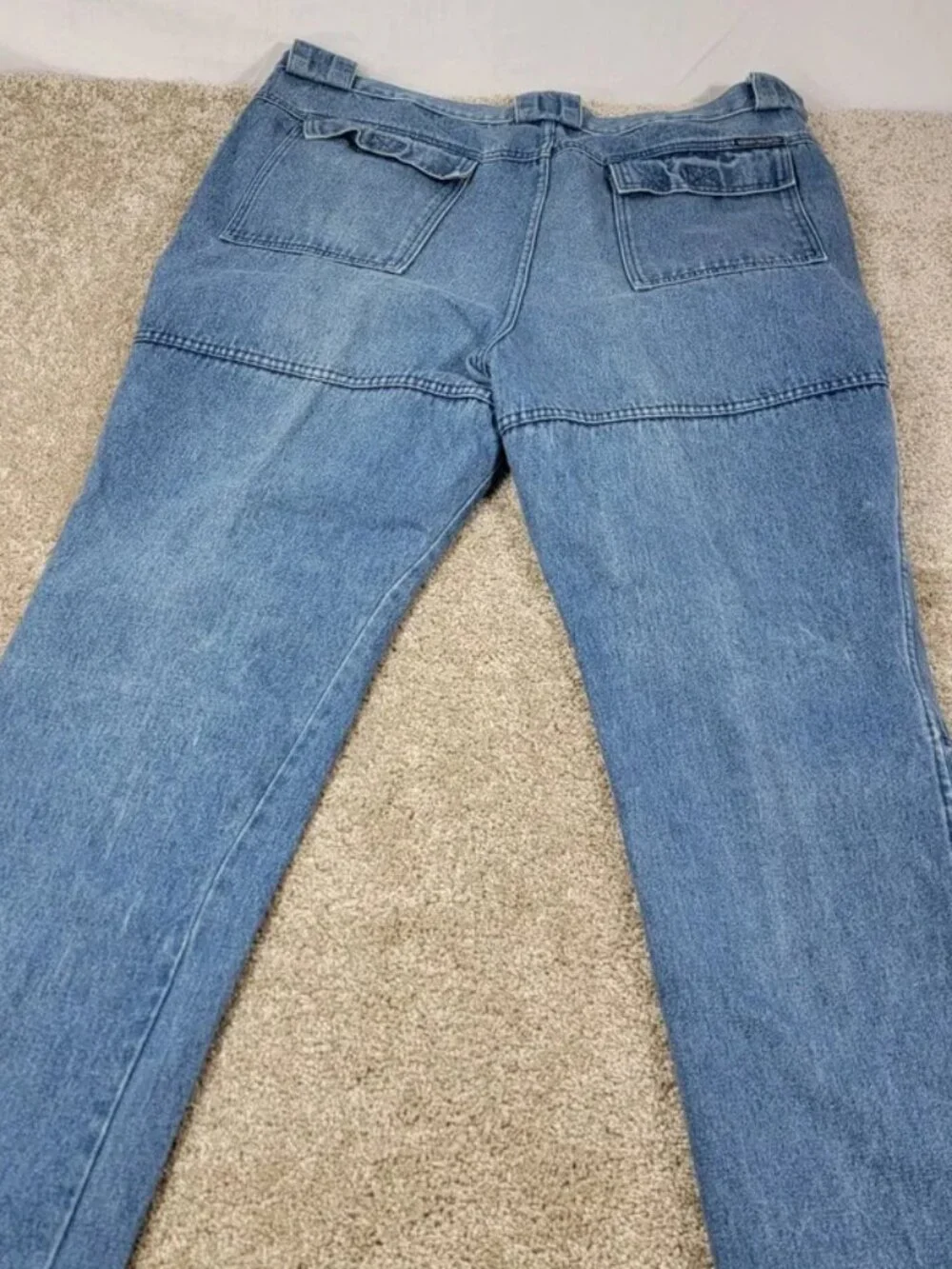 Cargo Pants Mens Blue Jeans Carpenter